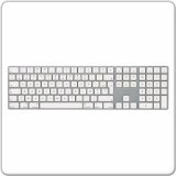 Apple Magic Keyboard A1843 mit num. Tastenfeld für Apple Geräte mit USB 2.0 *AZY